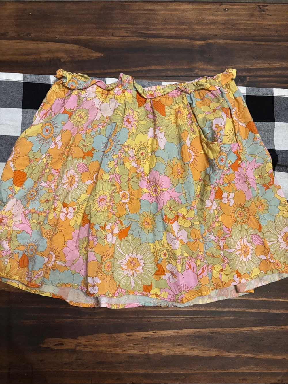 Show Me Your Mumu Swing Skirt Groovy Blooms small